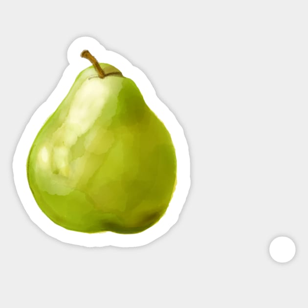 Pear Sticker by melissamiddle